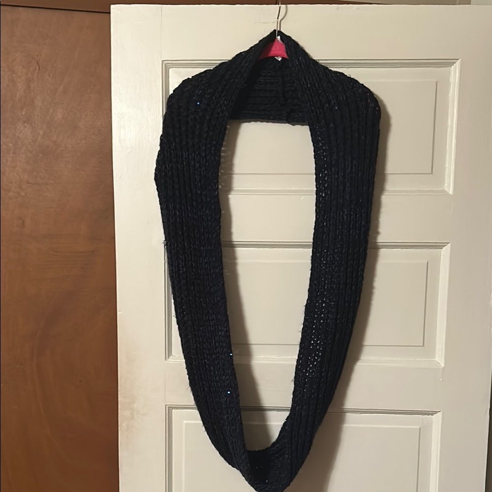 Minicci Blue Cozy Knit Infinity Scarf